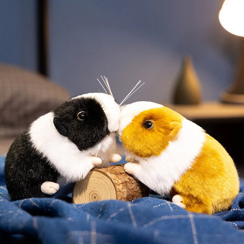 ふわふわ バイカラー ミニ モルモット ぬいぐるみ