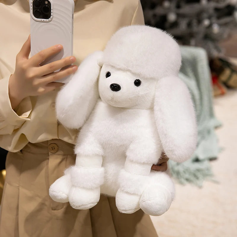 ふわふわ モコモコ 白い プードル ぬいぐるみ