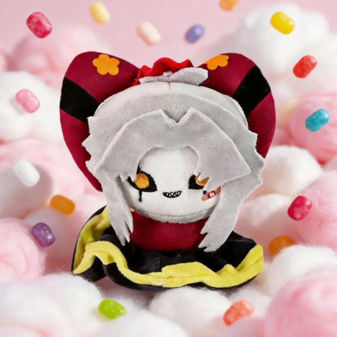 ジョーカー帽の闇かわいいピエロ風ぬいぐるみ