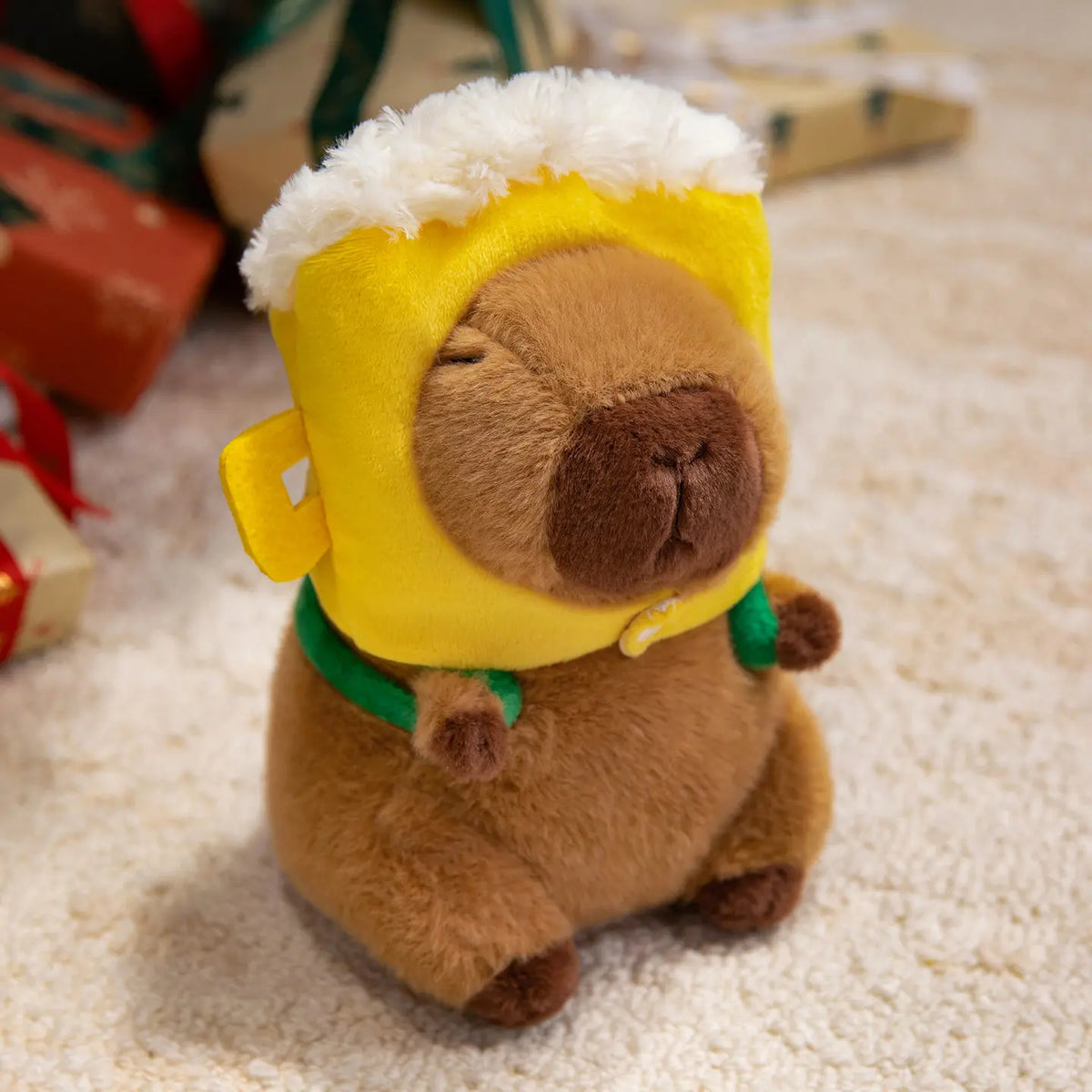 選べる！眠れるカピバラの可愛いコスチュームぬいぐるみ