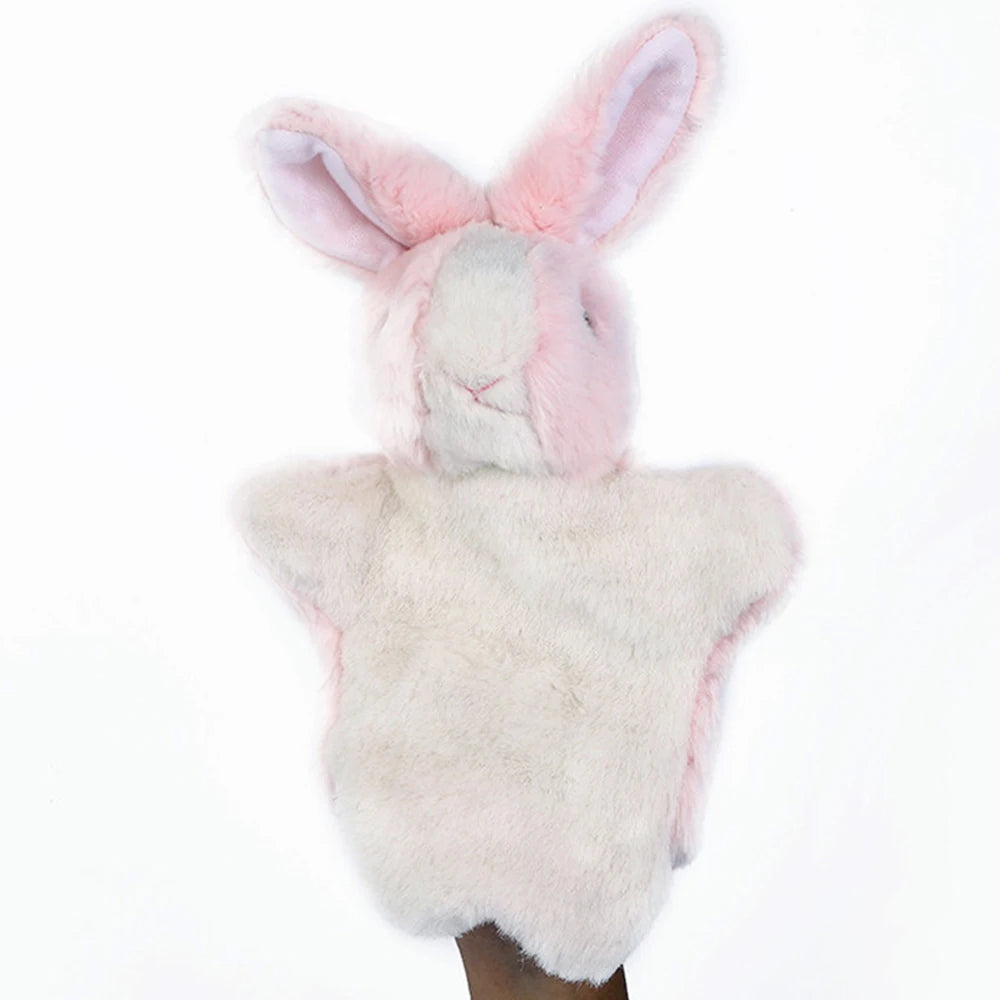 Animal Hand Puppet Rabbit Sheep Dolls Plush Hand Toy Early Education Learning Toys Children Marionetes Puppets for Telling Story