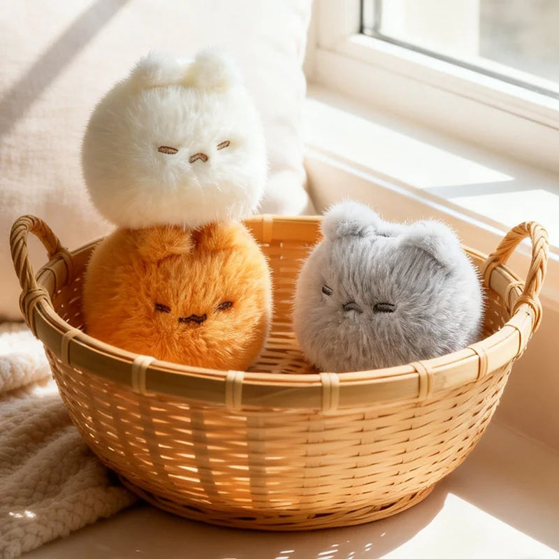もこもこ猫耳 丸い眠り顔 湯たんぽ