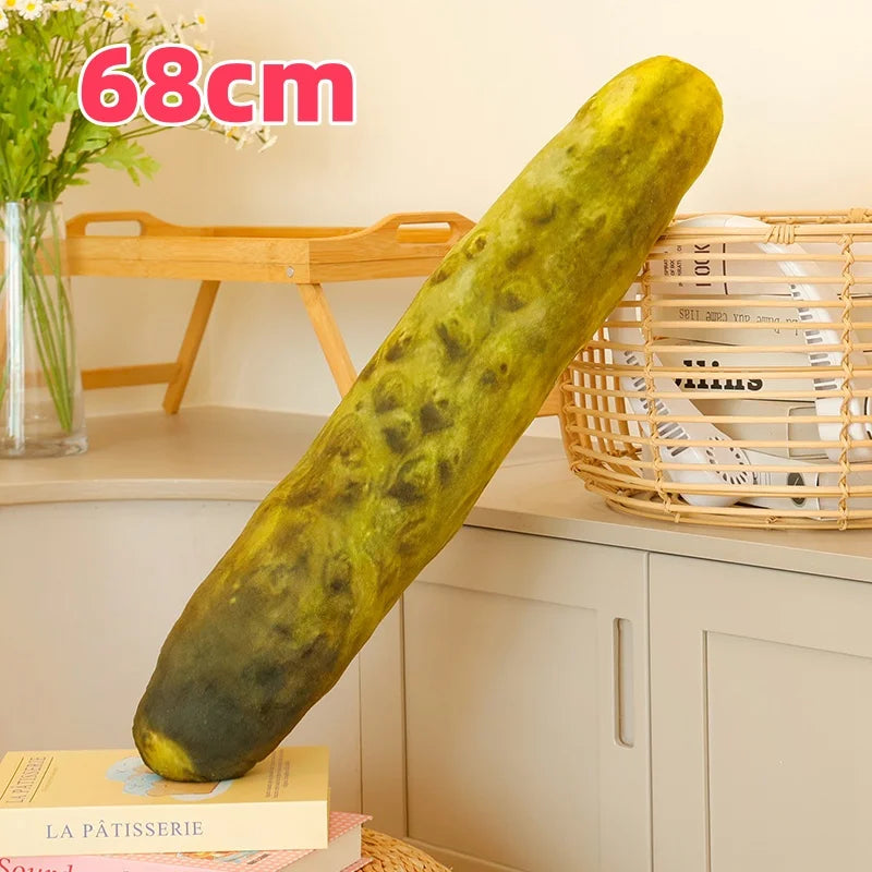 リアル きゅうり 抱き枕 ふわふわ ロング 野菜 ぬいぐるみ