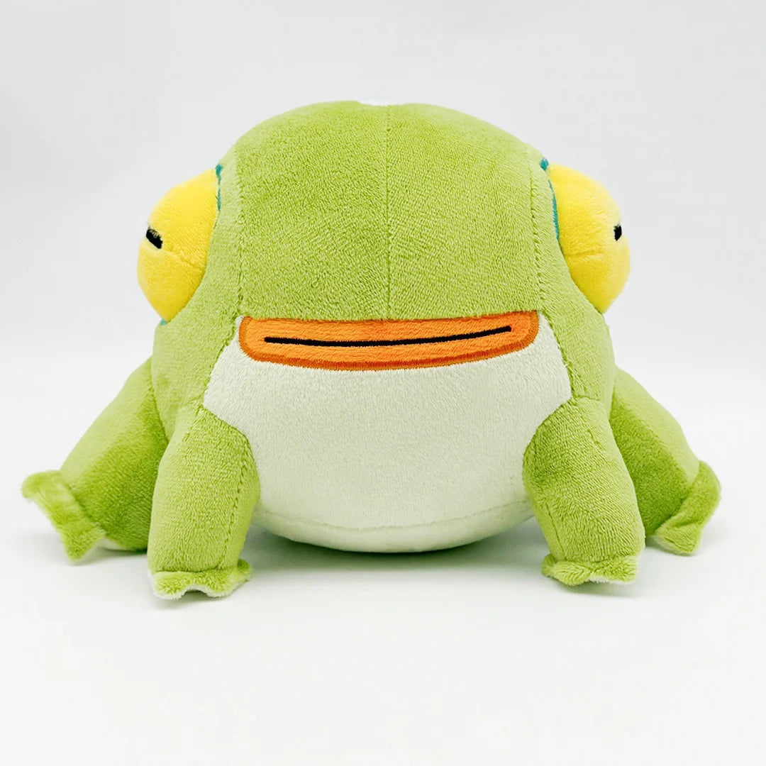 もちもち 緑 の 寝顔 カエル ぬいぐるみ
