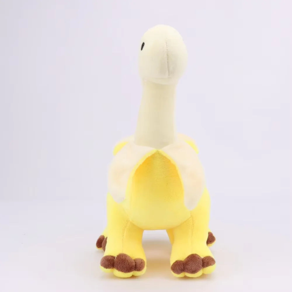 ふわふわ 黄色いバナナ恐竜 ぬいぐるみ