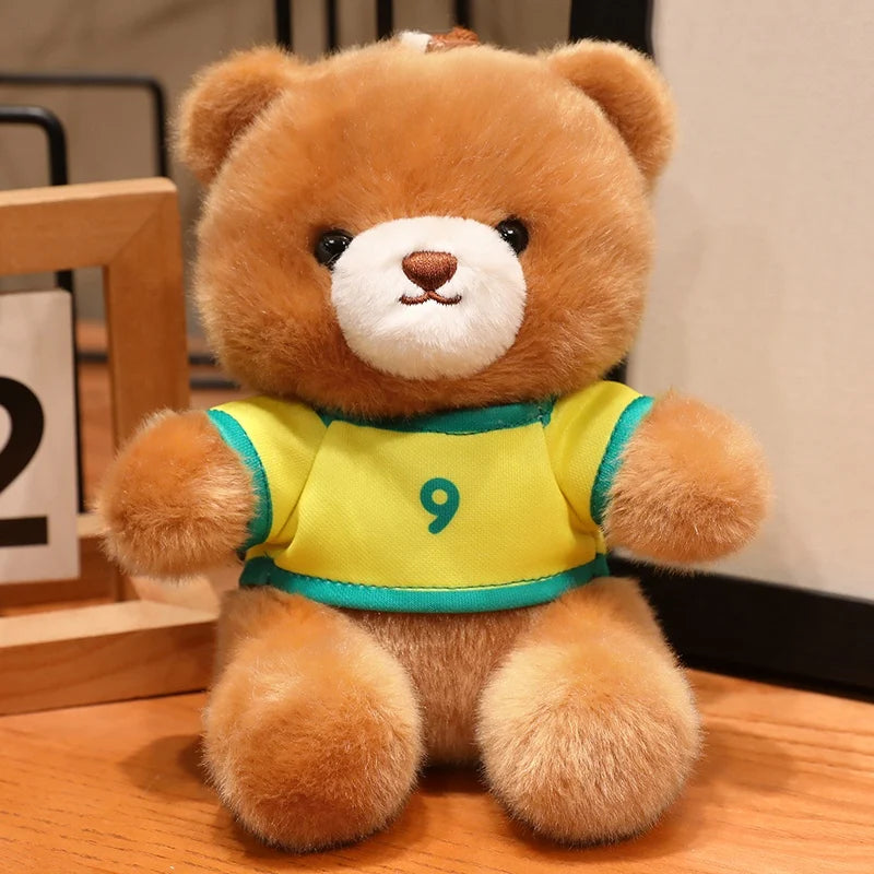 ふわふわ可愛い サッカーユニフォーム クマ ぬいぐるみ