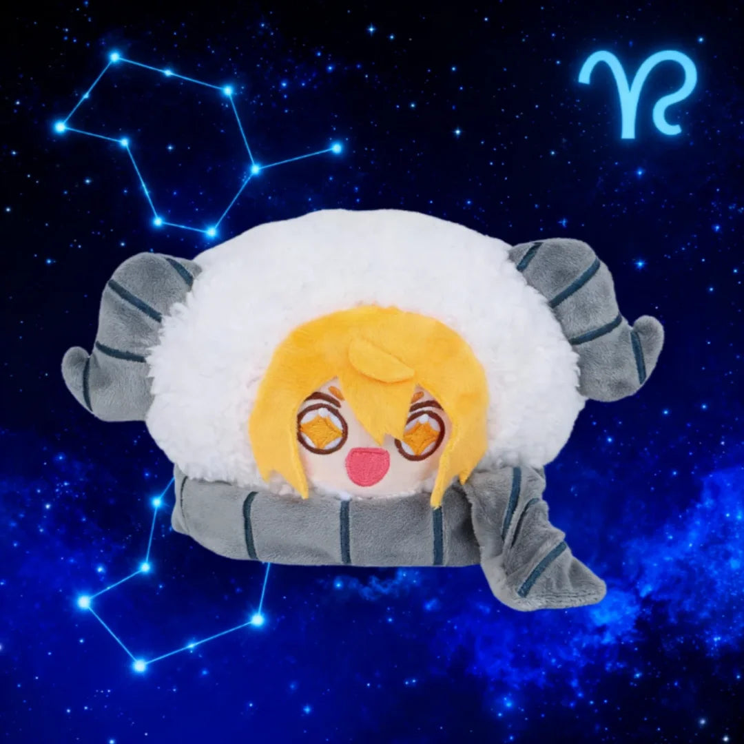 ブルアカ キキョウ 角付き ふわふわ ハンドウォーマー
