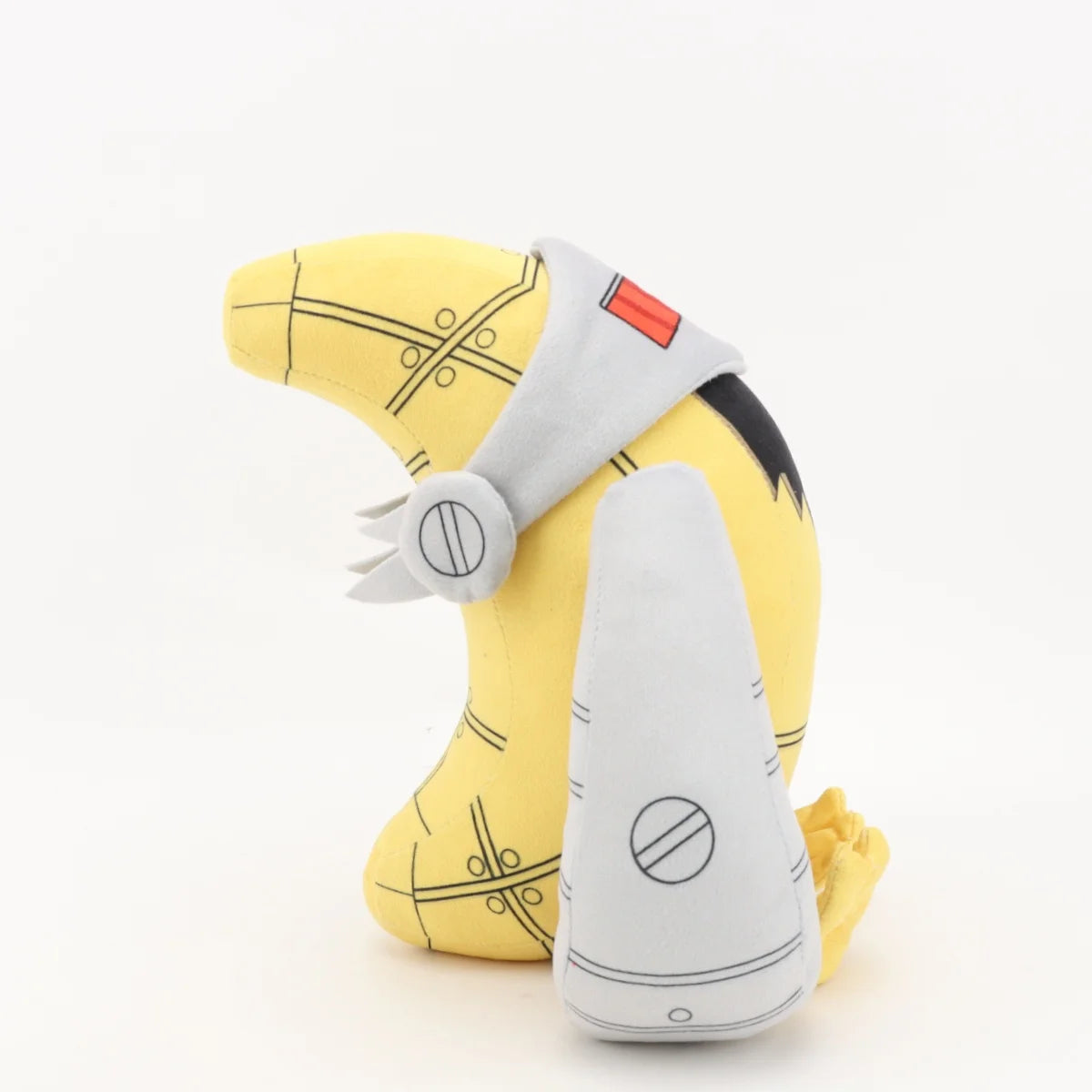 ロックマンX ビット 黄色いメカニックデザインのぬいぐるみ