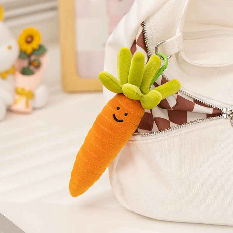 個性的な表情の 野菜 ぬいぐるみ マスコット