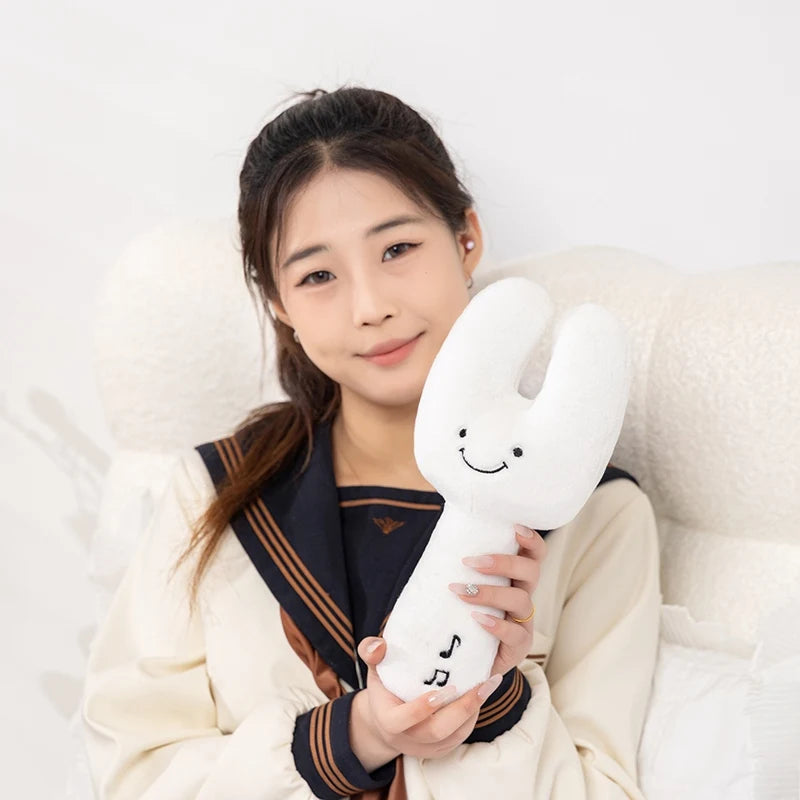 笑顔の楽器モチーフ ふわふわぬいぐるみクッション