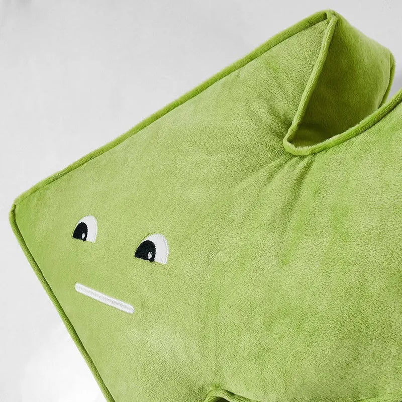Kawaii Personified Expression Cloud Plush Pillow Arrow Logo Plush Cushion Filling Pillow Soft Home Sofa Chair Decoration Pillow