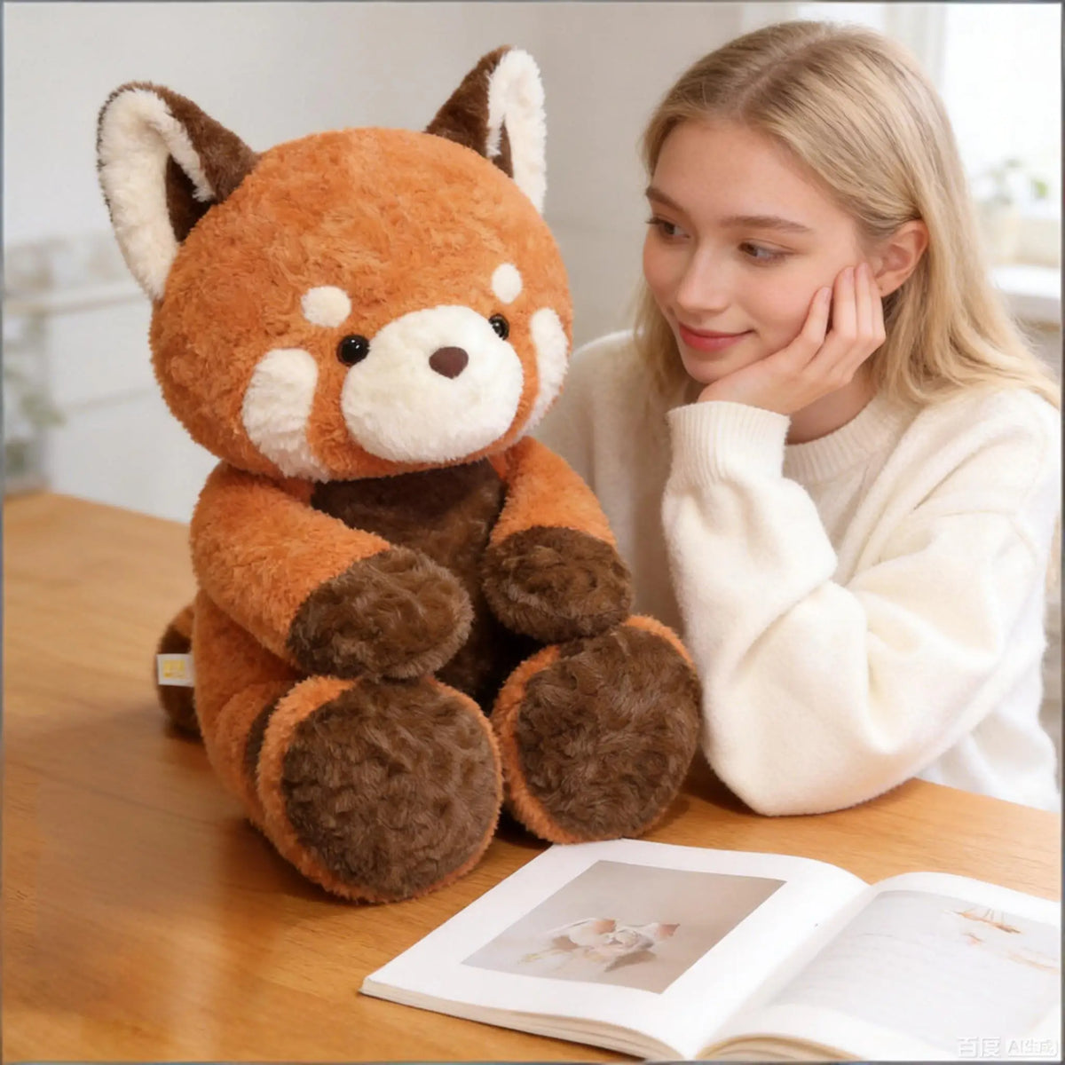 かわいい レッサーパンダ ふわふわ ぬいぐるみ