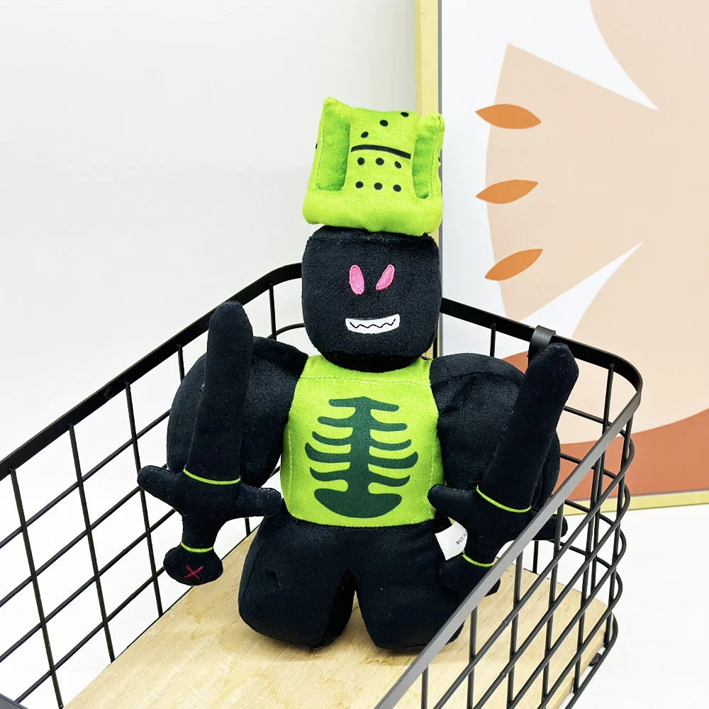 28cm Chance Forsaken Gubby Plush Toys Robot Forsaken 1x1x1x1 Toys Game Peripheral Cartoon Halloween Green Devil Dolls Fans Gifts