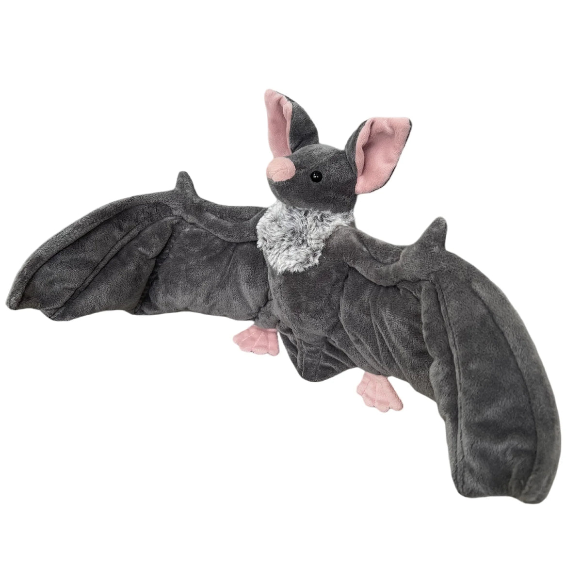 ハロウィン ふわふわ ダークグレー コウモリ ぬいぐるみ