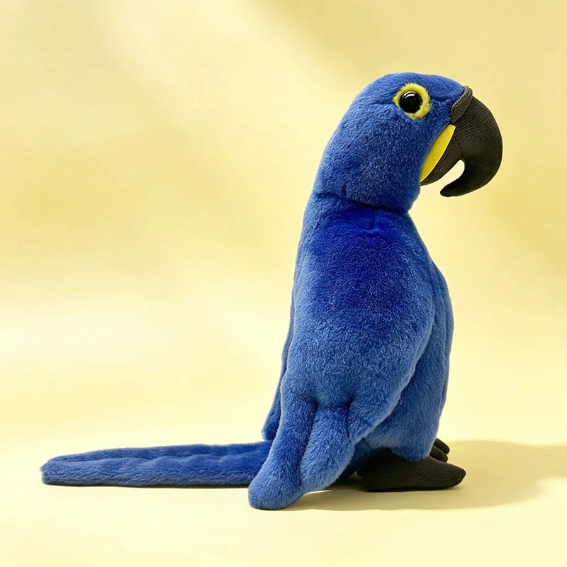 リアルな カラフル ふわふわ オウム ぬいぐるみ