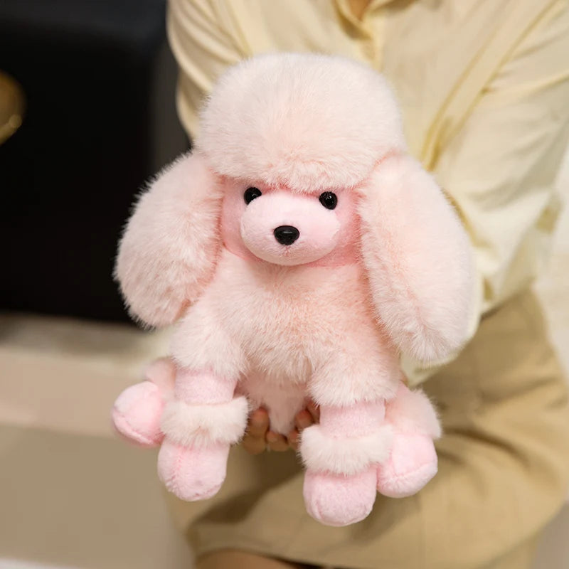 ふわふわ モコモコ 白い プードル ぬいぐるみ