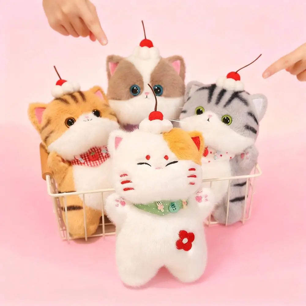 ふわふわ可愛いスイーツ猫ミニぬいぐるみ