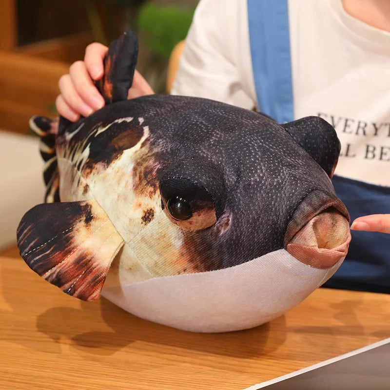 リアルなフグのふわふわぬいぐるみ