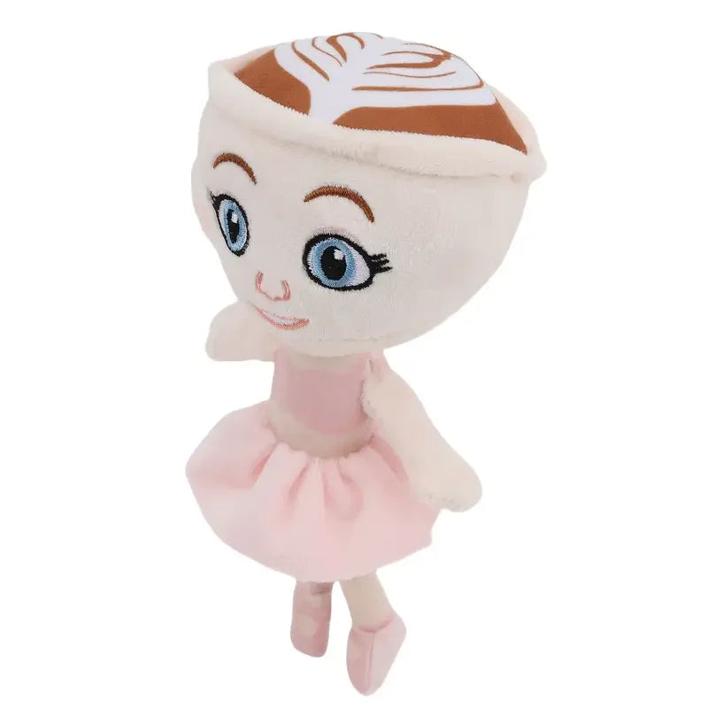 ふわふわピンクのバレリーナカプチーナぬいぐるみ