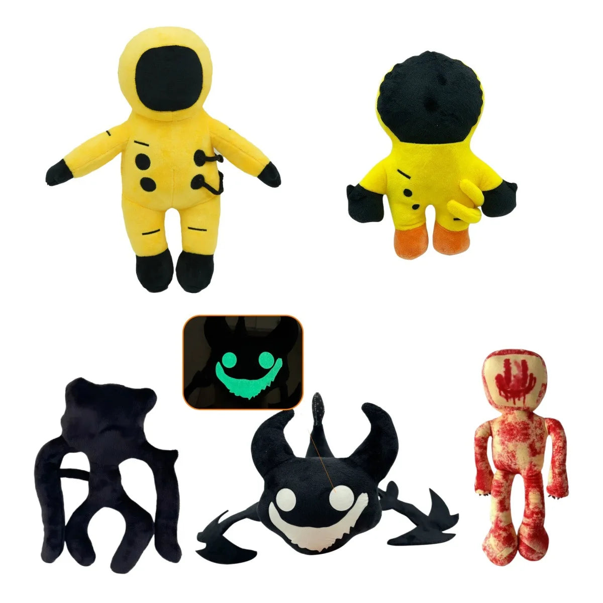 ユニークなキャラクター ぬいぐるみ 暗闇で光るデザイン