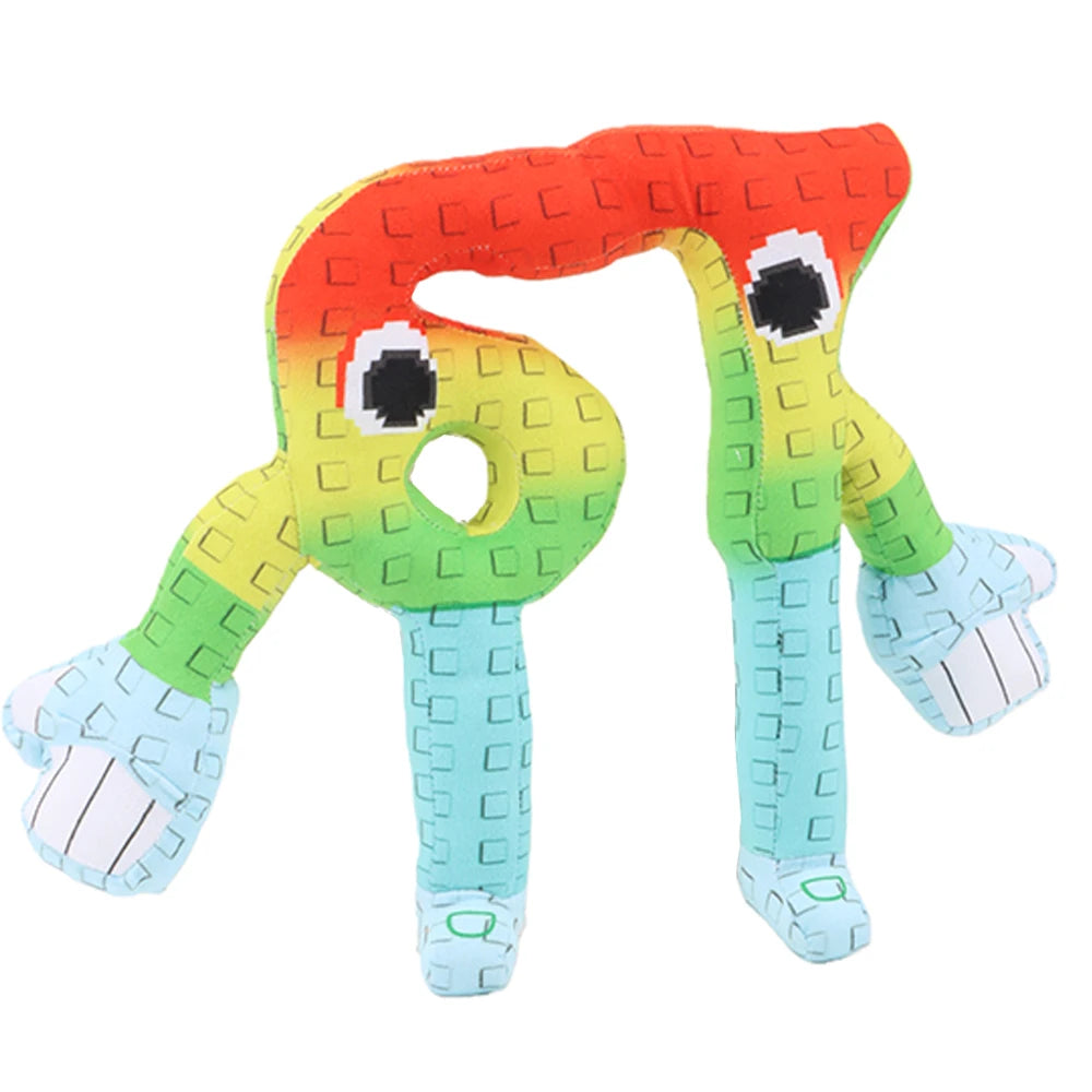 24cm STEAL A BRAINROT Rainbow 67 Plush Toy Cute House Doll Game Surrounding Rainbow No. 67 Toy Soft Toys for Kids Birthday Gifts