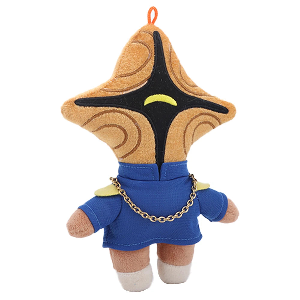 星形ヘッド 青ジャケット 金鎖 ふわふわぬいぐるみ