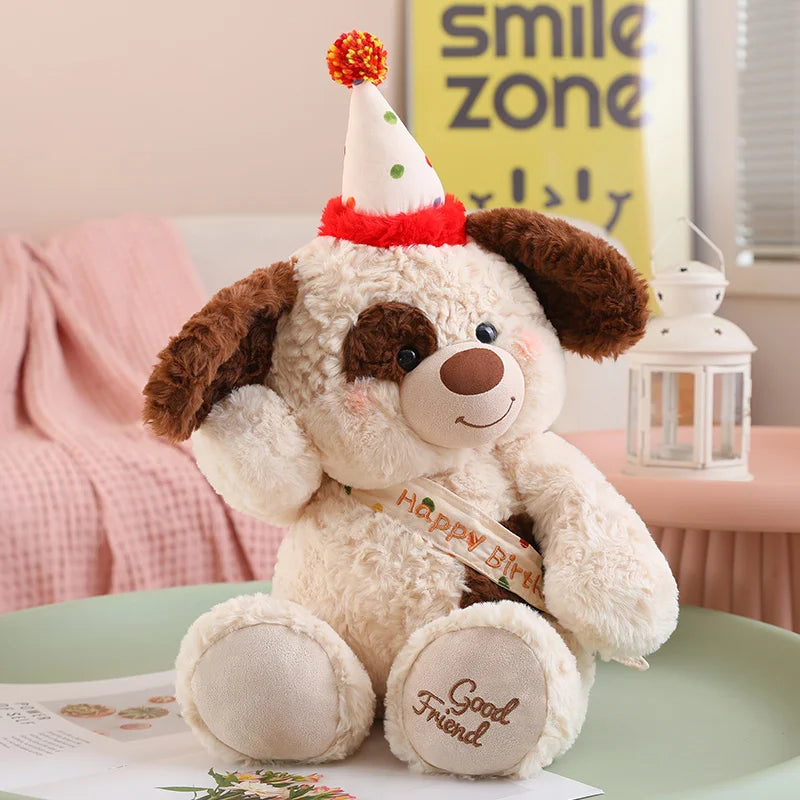 28cm Cute Teddy Bear Plush Toys Stuffed Animal Rabbit and Dog Kids Birthday Gift Pillow Rabbit Home Living Room Graduation Gifts