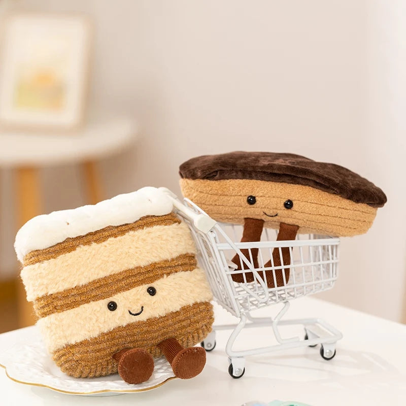 ふわふわ 笑顔の ケーキ クッション
