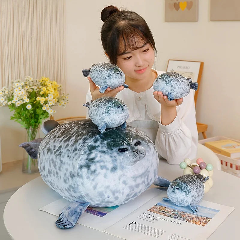 もちもち ゴマフアザラシ 抱き枕 クッション