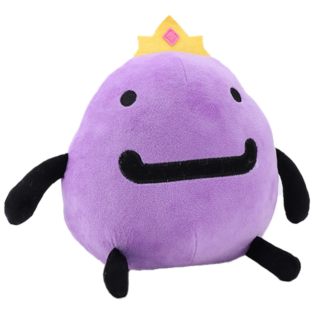 かわいい王冠スライムのパープルぬいぐるみ