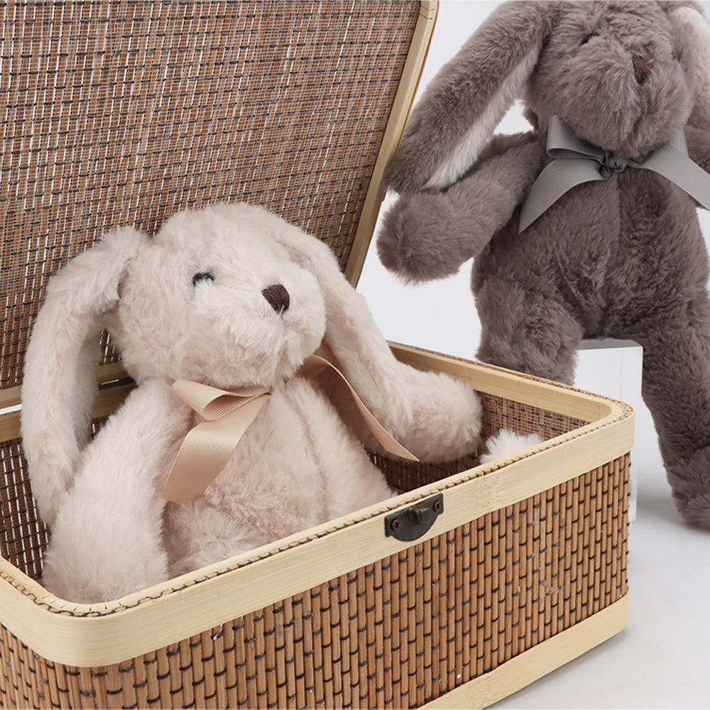 30cm Kawaii Easter Rabbit Plush Toy Stuffed Animal Rabbit with Long Ear for Babies Sleeping Companion Plush Doll Children's Gift