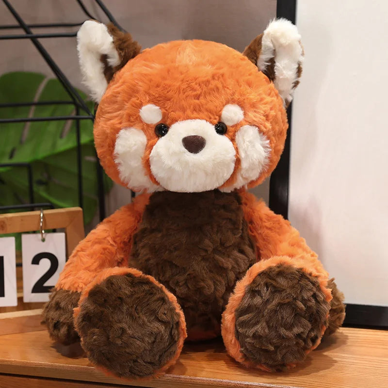 50/80CM Cute Cartoon Run FastRaccoon Panda Plush Toys Soft Stuffed Animals Pillow Plushie Gift for Birthday Halloween Christmas