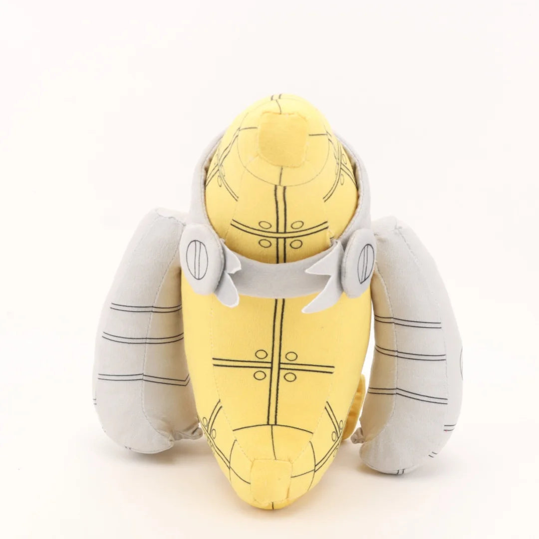 ロックマンX ビット 黄色いメカニックデザインのぬいぐるみ
