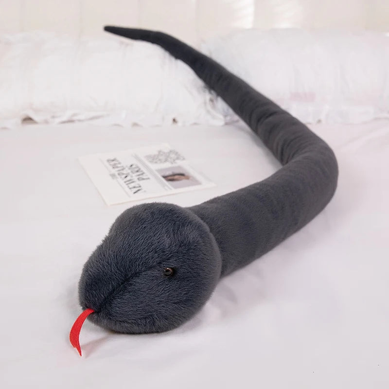 ふわふわ 長い ヘビ ぬいぐるみ 抱き枕 カラフル