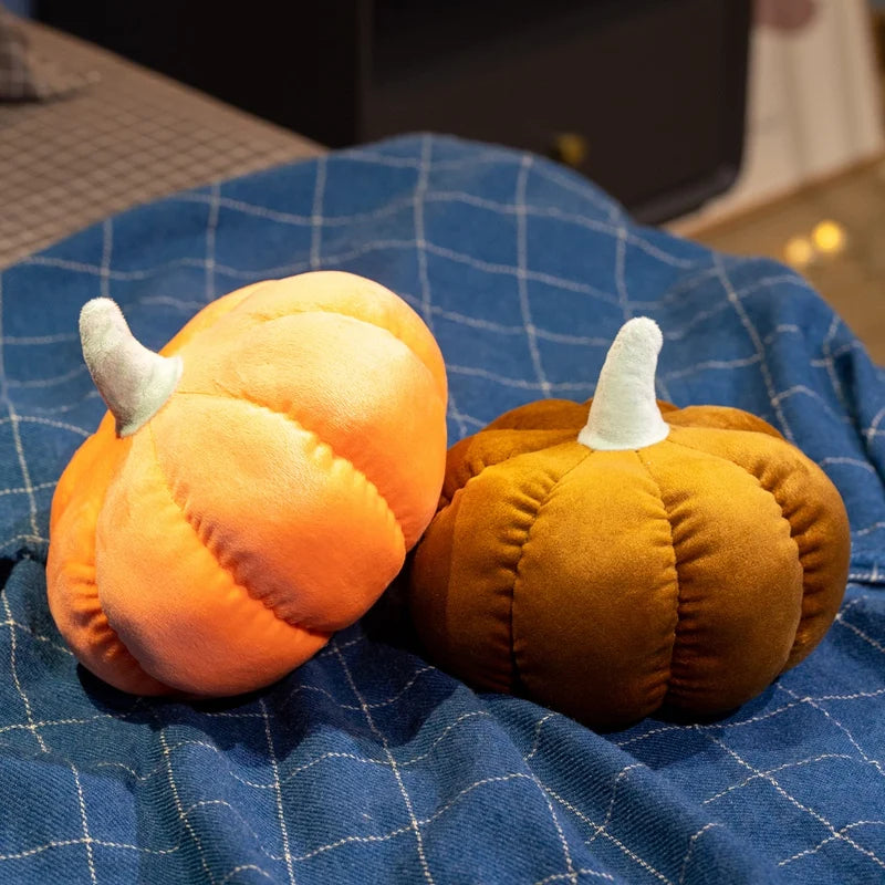 16cm Kawaii Halloween Pumpkin Plush Toy Plushie Soft Plant Stuffed Doll Holidays Props Decorative Throw Pillow Surprise Gifts