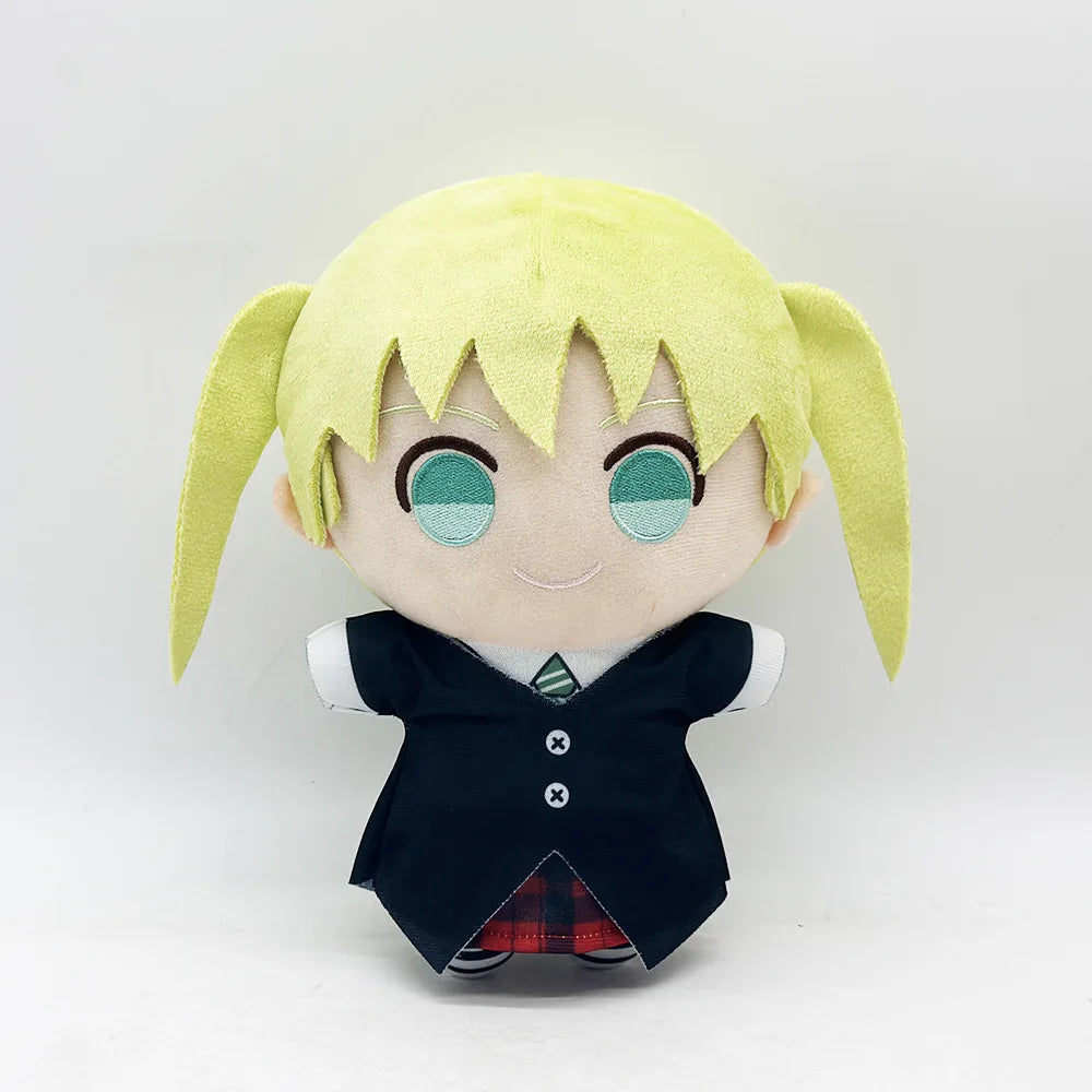 ソウルイーター マカ・アルバーン 黄緑ツインテール 制服ちびぬいぐるみ