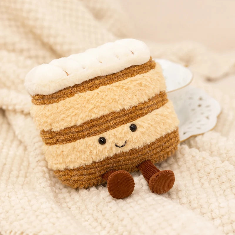 ふわふわ 笑顔の ケーキ クッション