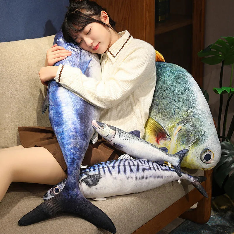 リアルな海洋生物 ぬいぐるみクッション