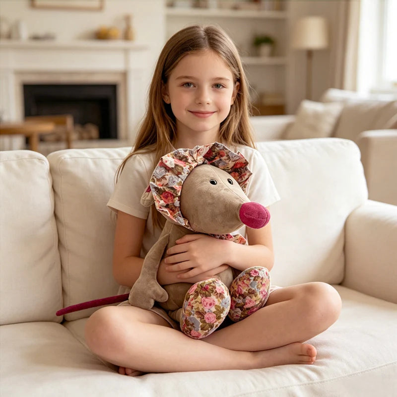 20/35CM Cute Mouse Plush Toys Lovely Dressing Cloth Animal Mouse Dolls Stuffed Soft Kids Birthday Gifts 1PC Christmas Gift