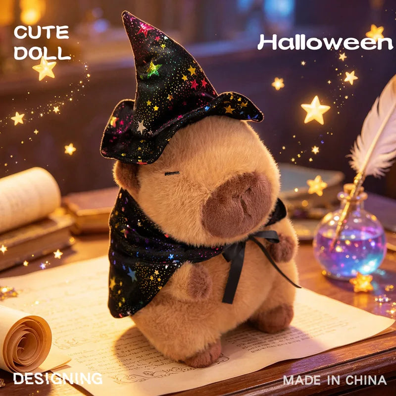 Halloween Pumpkin Capybara Plush Toy Capibara Anime Fluffty Toy Cute Doll Stuffed Animals Soft Doll Plush Christmas Gift