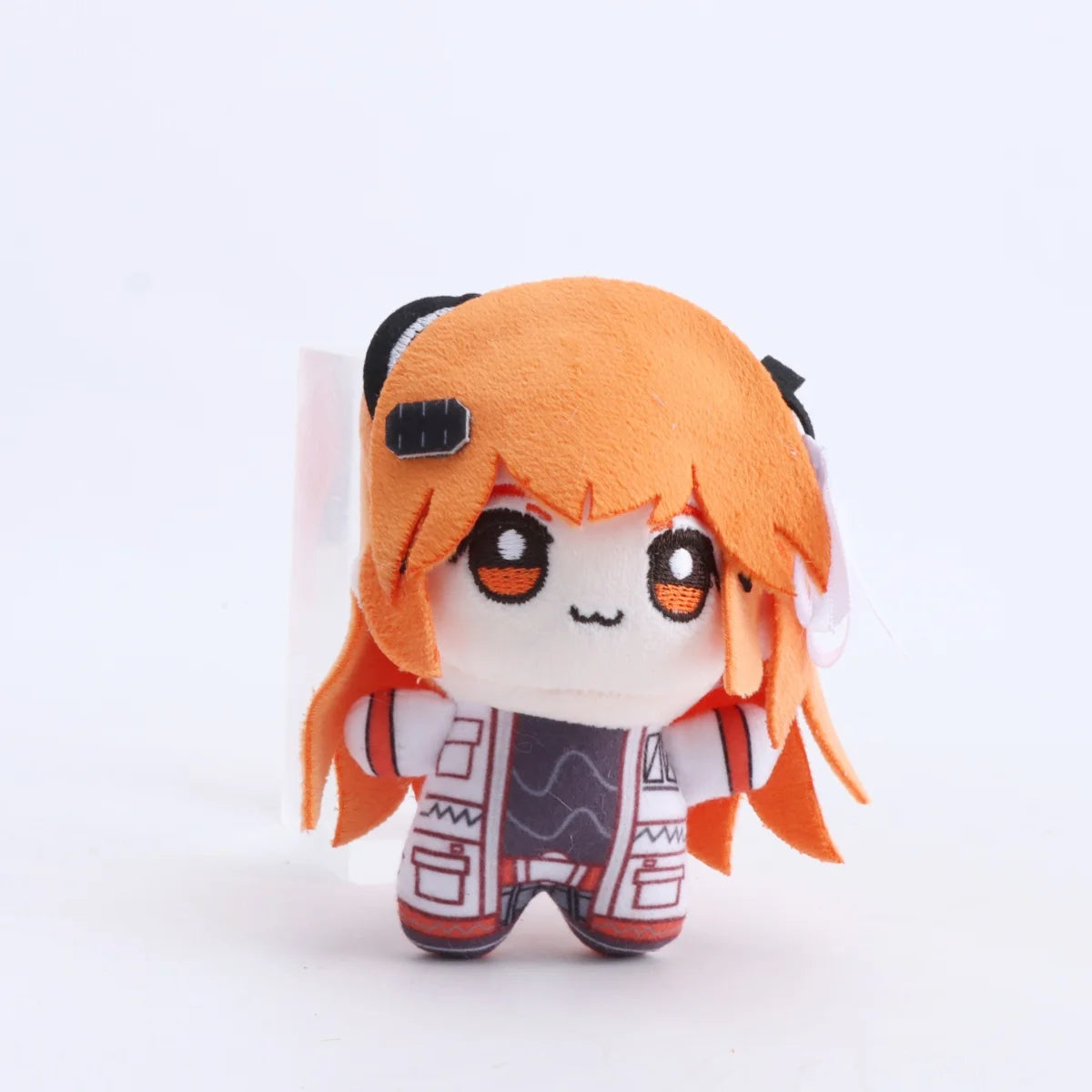 オレンジ髪のジャケットを着たちびキャラぬいぐるみ