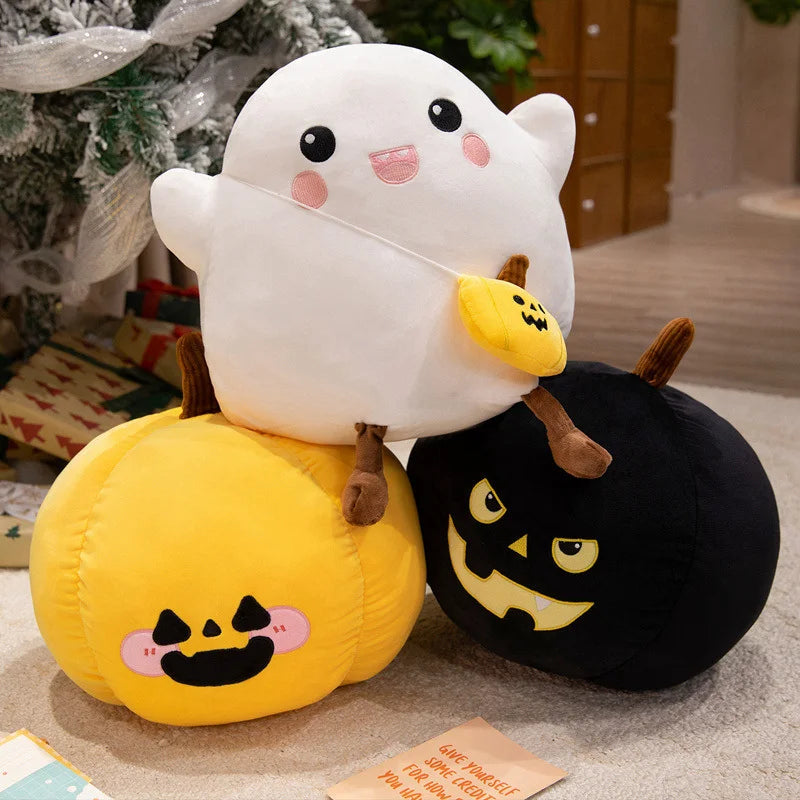 New Halloween Series Pillow Cute Stuffed Plush Toy Doll Cartoon Anime Lovely Gift for Children's Birthday Fun Home Furnishing