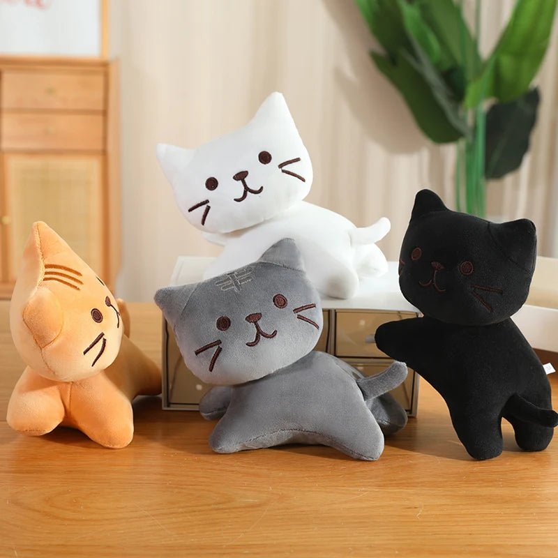 可愛い ふわふわ 猫 マスコット キーホルダー