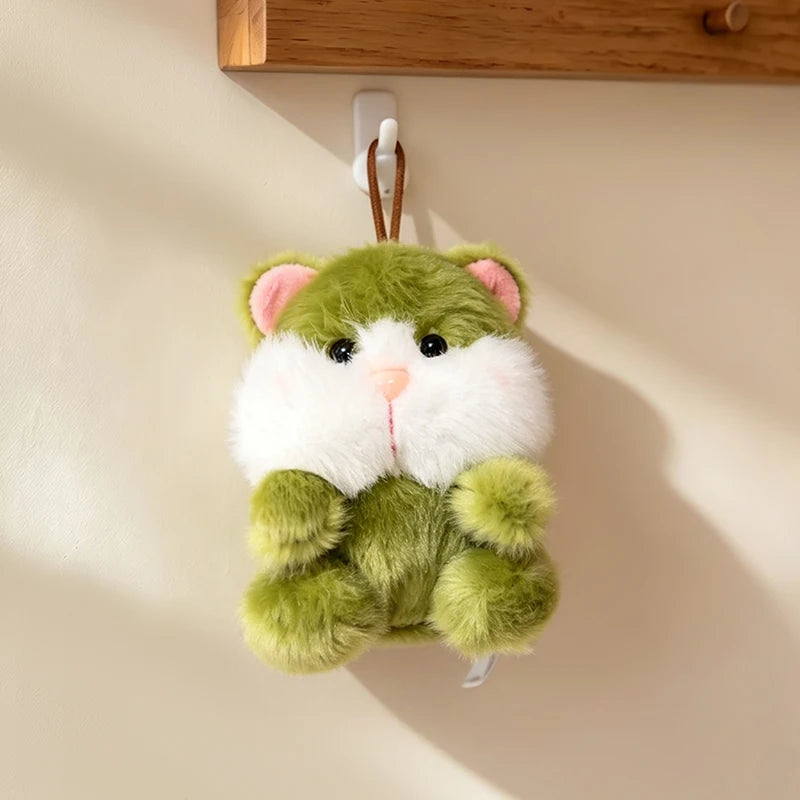 Cute Plush Companion Doll Anime Elephant Rabbit Cat Tiger Pig Duck Cartoon Desk Companion Doll 10cm Soft Plush Toy Sleeping Gift