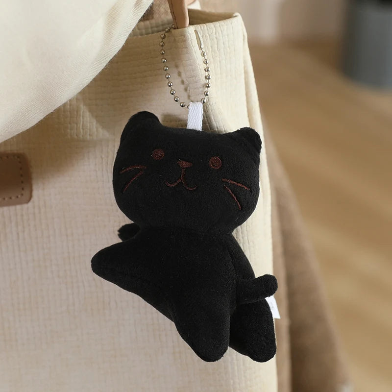 可愛い ふわふわ 猫 マスコット キーホルダー