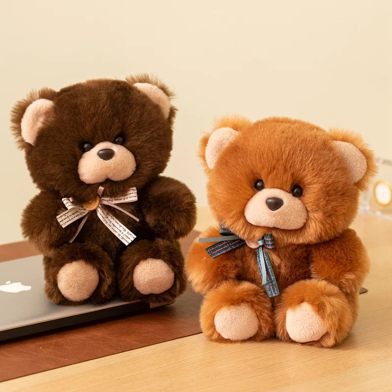 18/23Cm Classics bow Bear Cute Bear Plush Toys Stuffed Kawaii Bear Plush Doll