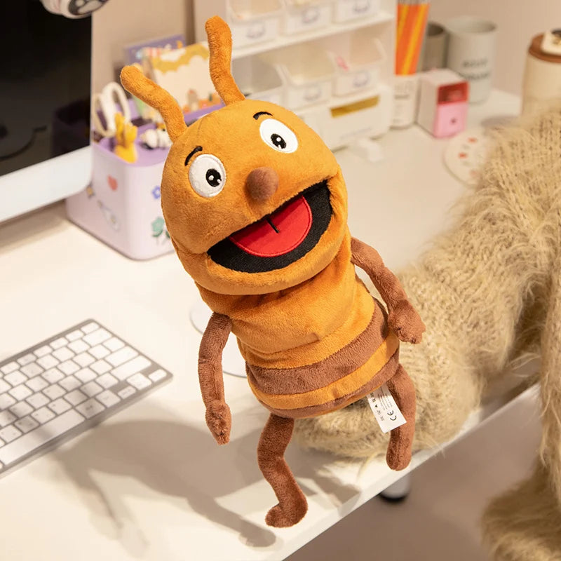 知育 昆虫キャラクター ソフトぬいぐるみパペット