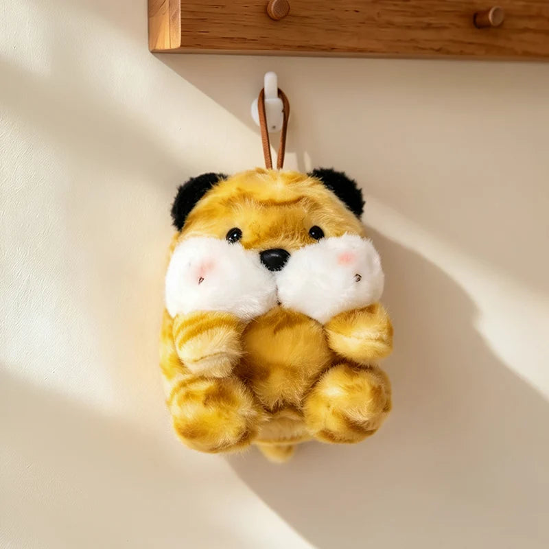 Cute Plush Companion Doll Anime Elephant Rabbit Cat Tiger Pig Duck Cartoon Desk Companion Doll 10cm Soft Plush Toy Sleeping Gift