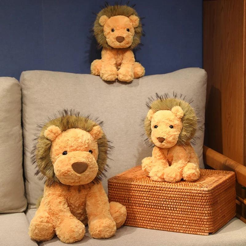 23cm Super Soft Cute Lion Plush Toys Movie Stuffed Animals Cartoon Lion Dolls Toys for Kids Room Decor Girls Boys Birthday Gifts