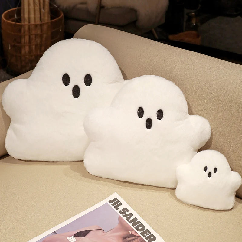 可愛い 白い ふわふわ おばけ クッション ハロウィン